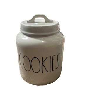 Rae Dunn Cookies Canister with Lid